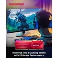 thumbnail image 4 of ?Ram Ddr4 Rgb? Gigastone Game Turbo 32Gb Kit (2X16Gb) Ddr4 3200Mhz Pc4-25600 Cl16-18-18-40 Intel Xmp 2.0 Amd Ryzen 1.35V Udimm 288 Pin Sin Búfer No Ecc Memoria De Escritorio Para Juegos De Alto Rendim, 4 of 5