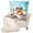 Starfish, variant on HELLHERO 2 Piece Stain Resistant Wingback Chair Slipcover, Vintage Mandala Pattern Polyester Non-slip Wingback Chair Cover for Office Living Room