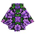 thumbnail image 6 of Purple Flowers Symmetrical Design Blanket Oversized Wearable Hooded Blanket Warm Throw Blanket Buttons Sweatshirt For Women Men Teens Flannel, 6 of 8