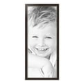 thumbnail image 2 of ArtToFrames 15" x 36" Dark Mahogany Silver Picture Frame, 15x36 inch Multi Wood Poster Frame (WOM-5024),  Pack, 2 of 7