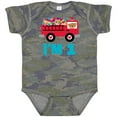 thumbnail image 3 of Inktastic 1st Birthday Fire Truck Boys or Girls Baby Bodysuit, 3 of 5