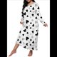 thumbnail image 1 of Camisón de Larga para Mujer, Estampado, Camiseta, Vestido de Dormir Amor Negro 5XL, 1 of 3