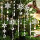 thumbnail image 5 of Juego de 10 Adornos Navideños de Cristal Acrílico: Copos de Nieve Brillantes y Carámbanos para Árboles y Candelabros, 5 of 5