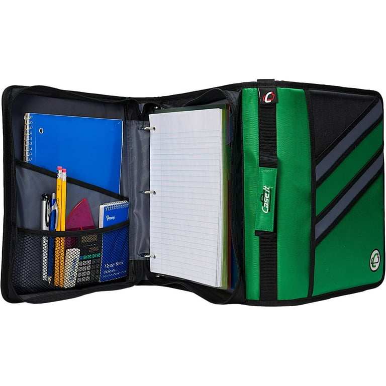 take 2ページ Case-it The Z Shape Zipper Binder - Two Binders in One