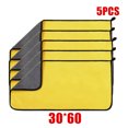 thumbnail image 1 of Toallas de limpieza de fibra ultrafina, paño de limpieza para coche, detalles profesionales, accesorios de toalla para secado y lavado de coches, 1/2/5 Uds., 1 of 5