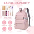 thumbnail image 3 of Gynky School Backpack, Large Capacity Bookbag Cute Girlish Water-Resistant Laptop Backpacks for Teen Adults Tween, Fashion Aesthetic Lightweight Travel Daypack for Women Middle School College, 3 of 10