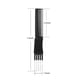 thumbnail image 3 of 3 Pack Carbon Lift Teasing Comb With Metal Prong, 3 of 5