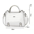 thumbnail image 2 of Bolsa Bandolera Mujer Moda Cartera Crossbody Tote Hombro Lab.G blanco, 2 of 5