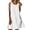 X_White, variant on Summer Sun Dresses for Womens 2026 Plus Size Fashion Spring Sleeveless V-neck Solid Color Loose Dress