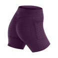 thumbnail image 6 of DHFJKG High Waisted Yoga Shorts For Womens With Pockets Solid Color Workout Tight Shorts Athletic Wear, 6 of 7