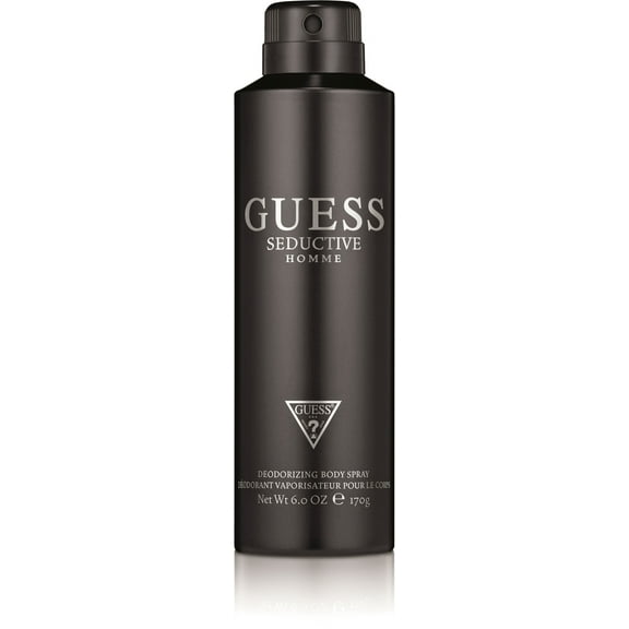 Guess Seductive Homme Body Spray, Size 6 fl. oz, Gender for Men, Scent Amber Spicy, 1 Count
