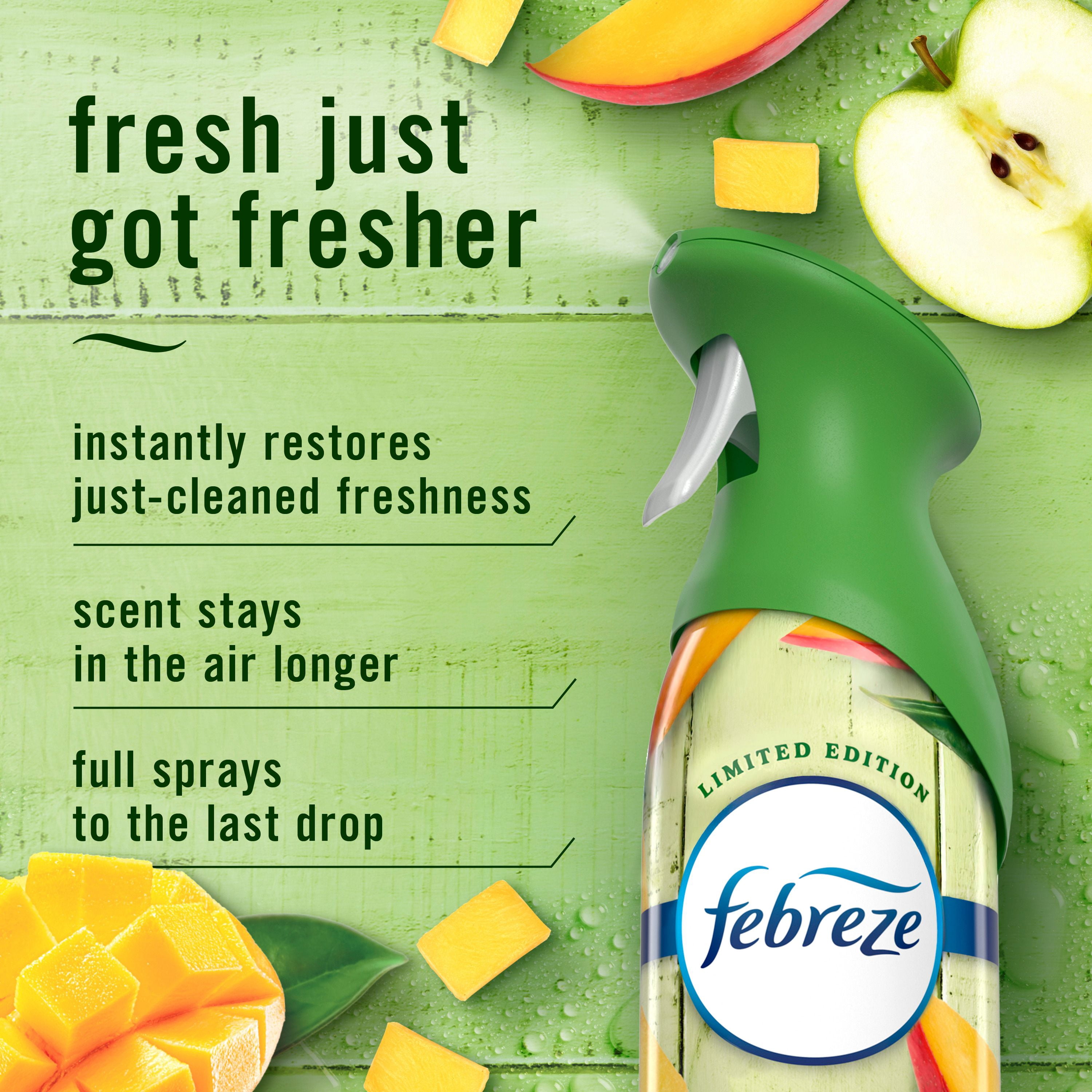 Febreze Air, Air Freshener Spray, Odour Fighting Room Spray, Mango, 1ct