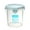 800ml blue, variant on Airtight Food Storage Container - BPA-Free Plastic Kitchen Canisters with Locking Lids, Stackable Pantry Organizers for Flour/Sugar/Coffee (Clear)