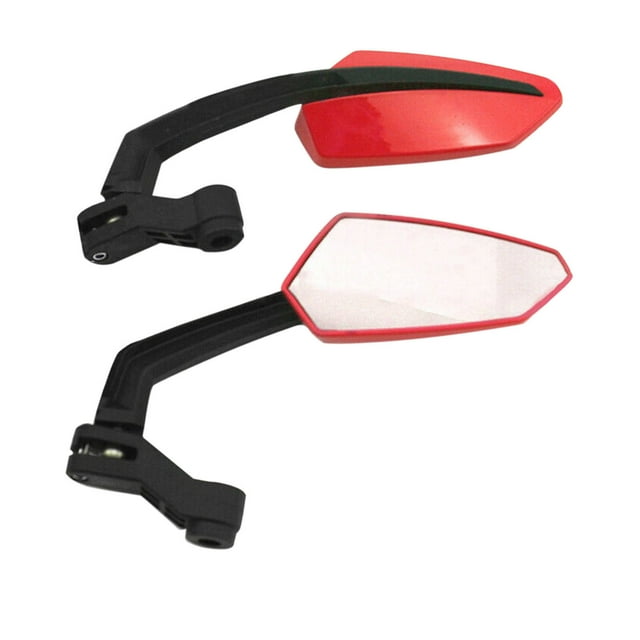 Dvkptbk Bike Mirror 1 Paire de Miroirs de Vélo pour Guidon, Support de Guidon Réglable à 360°, Miroirs de Vélo Rotatifs HD, Miroir de Sécurité pour Guidon et Rétroviseur, Accessoires de Vélo