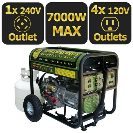 Sportsmans Series 7000-Watt LP Generator (Best Rated 7000 Watt Generator)