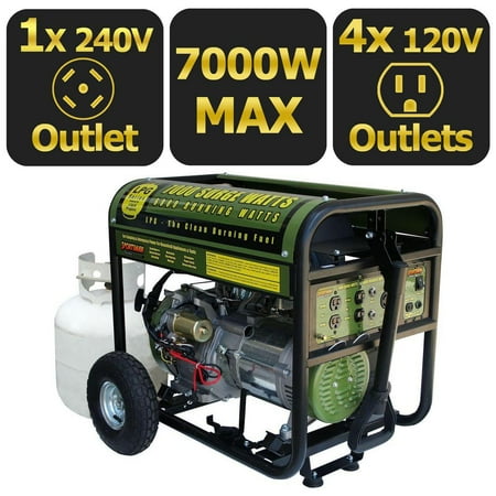 Sportsmans Series 7000-Watt LP Generator