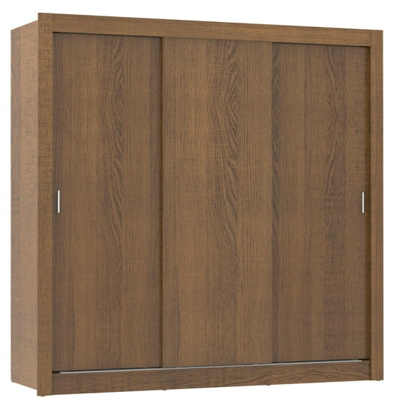 Ropero Closet Madesa Monaco 3 Puertas Corredizas Marrón Madesa 1093