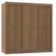 thumbnail image 1 of Ropero Closet Madesa Monaco 3 Puertas Corredizas Marrón Madesa 1093, 1 of 10