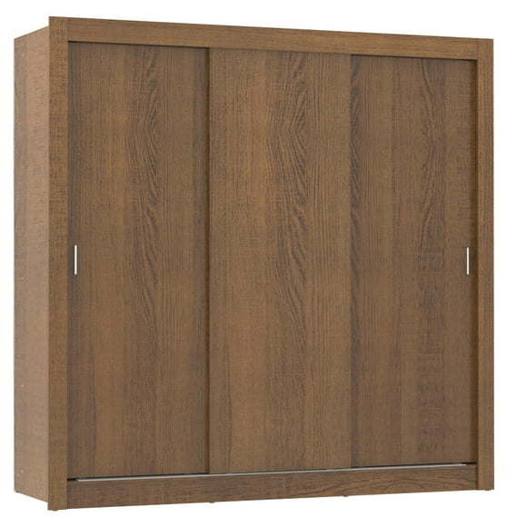 Ropero Closet Madesa Monaco 3 Puertas Corredizas Marrón Madesa 1093