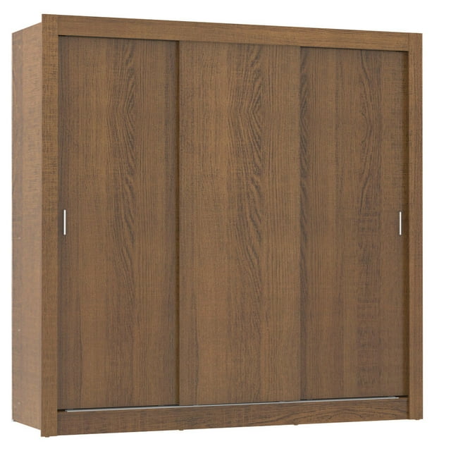 Ropero Closet Madesa Monaco 3 Puertas Corredizas Marrón Madesa 1093