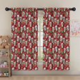 thumbnail image 5 of Blackout Kids Curtains,Red Skull Rose Pattern Childrens Insulated Curtains Set Of 2,Bedroom Essentials,Toddler Room Decor 52x63in(132x160cm), 5 of 5