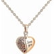 thumbnail image 1 of Personalized Heart Photo Angel Wings Locket Necklace 18k Gold Plated Dainty Custom Texts&picture Pendant Memorial Jewelry Gift For Women Girl Family, 1 of 4