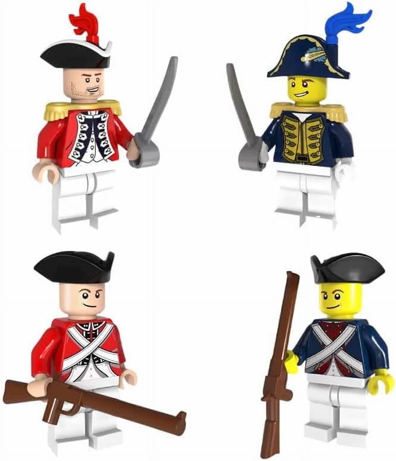 Revolutionary War Mini Action Figures party favors Set Anime Battle Minifigures Collectible (14 Pack)