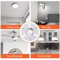thumbnail image 3 of Luz De Adaptación De Luz De Ventilador De Techo, Reemplazo De Luz LED De Ventilador De Techo 3CCT 3000K 4000K 6000K Para El Hogar, 3 of 7