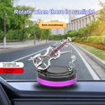 thumbnail image 4 of Soumake Solar-Powered Car Aromatherapy Diffuser Rotating Violin Appearance Portable Aromatherapy Auto Air Freshener Display Mold, 4 of 7