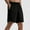 Black, variant on VgaVtl Shorts for Men Sports Shorts for Men Plus Size Regular Pockets Solid Elastic Waist Casual Shorts,Black 3XL