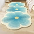thumbnail image 6 of Mini Rug Flower Pattern Floor Welcome Mat Indoor Floor Carpet Fluffy Rug Cute Carpet Small Rugs for Bedroom Entryway Throw Rugs Valentines Door Mat Cute Rug Area Rugs for Living Room 1PC 15.7"x23.6", 6 of 7