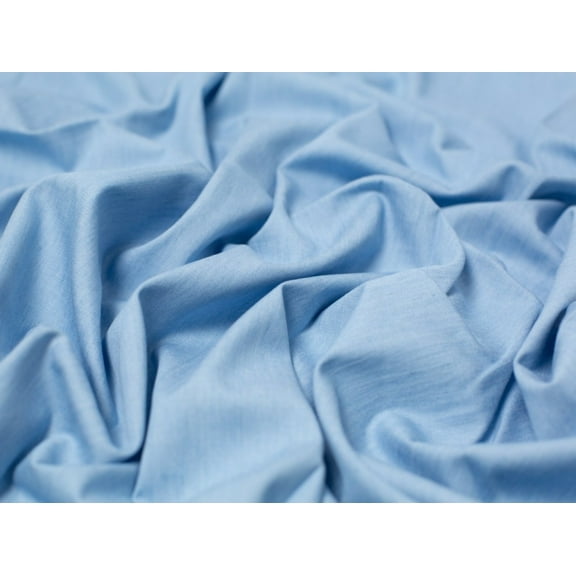 Minerva 130gsm Soft Washed Denim Fabric Light Blue - per yard