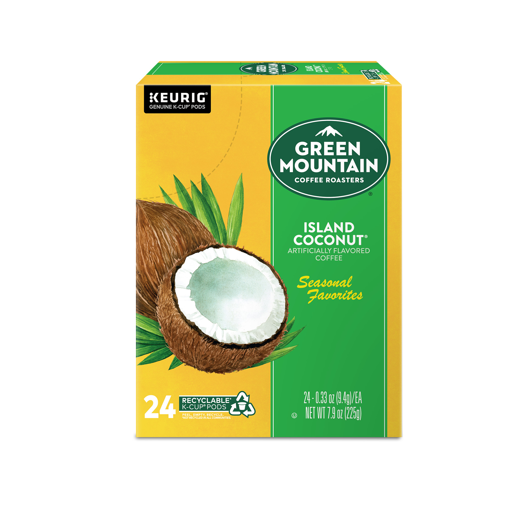 Green Mountain Coffee Island Coconut, K 