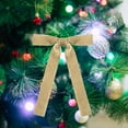 thumbnail image 7 of 12 Pcs Christmas Velvet Wreath Bows, 5Inchx 7 Inch Vintage Velvet Ribbon Rustic Crafts Gift Bows for Indoor Outdoor Wreaths Garland Holiday Xmas Tree Wrapping Crafts, 7 of 7