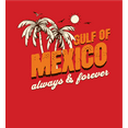 thumbnail image 2 of Gulf of Mexico Always & Forever Youth Red Crew Neck Short Sleeve Tee-XL, 2 of 2