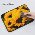 thumbnail image 5 of Pofeuu Flower Bush Sunflower Print Laptop Carrying Case,13-15-Inch Laptop and Tablet, Sleek Design, Durable and Water-Repellent Fabric, Business Casual or School-13 inch, 5 of 8