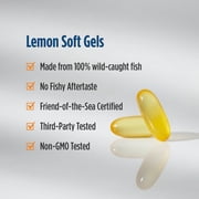 Nordic Naturals Omega-3D Softgels, EPA & DHA, Lemon, 60 Ct
