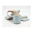 thumbnail image 2 of Banana Republic Womens Thin Strap Square Platform Heels, Blue, 7.5 2A(N) US, 2 of 2
