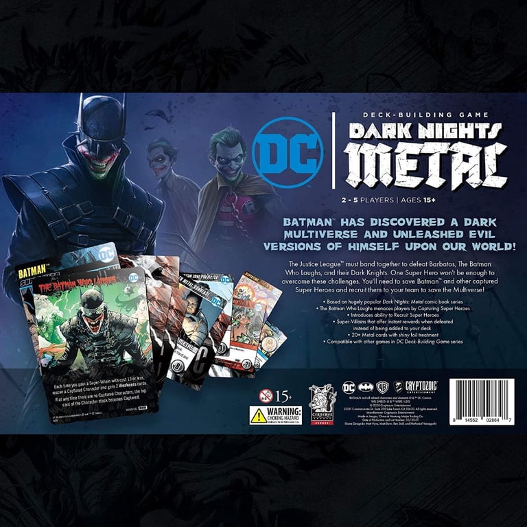 DC Deck Building Game: Dark Nights Metal - Standalone Card Game For 2-5 Players, Ages 15+