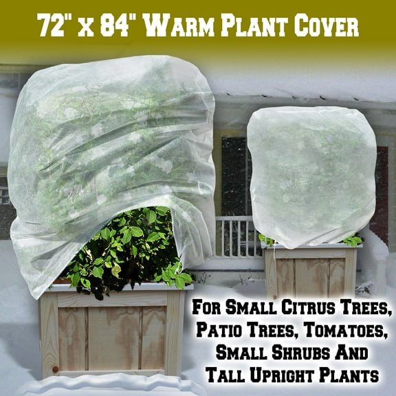 Strong Camel Warm Worth Plant Cover Tree/Shrub Cover Plant Protecting &Frost Protection Bag 84 H x 72 Dia)