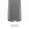 thumbnail image 5 of simplehuman Kitchen Trash Can, 10.6 Gallon Plastic Step Garbage Bin with Secure Slide Lock Lid, Gray, 5 of 9
