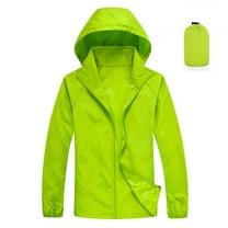 Jalioing Mens Rain Jackets with Hood Outdoor Waterproof Hoodies Long Sleeve Lightweight Raincoat