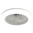 thumbnail image 2 of 18 Inch Enclosed Ceiling Fan with Light and Remote, Flush Mount Bladeless Low Profile Design for Bedroom Kitchen Dining Room, 2 of 9