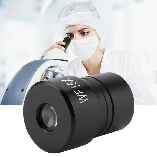WF16X De 11 Mm De Ocular De Microscopio De Gran Angular Con Imagen Clara, Proteger La Vista, Una Conexión Fácil En El Objetivo, Lente óptica Y Material De aleación De Aluminio,
