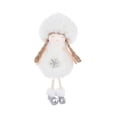 thumbnail image 2 of Worallymy Árbol de Navidad Colgante Colgante Decorativo Muñeca Terciopelo Festival Adorno Juguete para Oficina en casa Blanco Worallymy JD735809711, 2 of 6