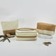 thumbnail image 3 of Caja de organización de viaje, bolsa de almacenamiento de madera, organizador de ropa de algodón, portátil, ajustable, 2 niveles, para dormitorio, alta capacidad, resistente, ecológico,, 3 of 4