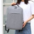 thumbnail image 3 of Laptop Backpack Strong Load Bearing High Capacity External USB Charging Wider Shoulder Multi Pockets Carrying Notebook Splash Proof Laptop USB Backpack School Bag for Business, 3 of 7