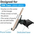 thumbnail image 5 of Car Phone Holder for Volkswagen Taos 2022 2023 2024 S SE SEL VW SUV Auto Interior Accessories Best Cell Phones Mount Cellphone Mobile Cradle Charging Navigation Bracket Air Vent Stand Accessory, 5 of 5