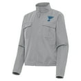 thumbnail image 2 of Women's Antigua Gray St. Louis Blues Even Par Full-Zip Jacket, 2 of 3