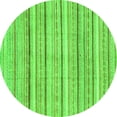 thumbnail image 1 of Ahgly Company Indoor Round Abstract Green Modern Area Rugs, 5' Round, 1 of 4